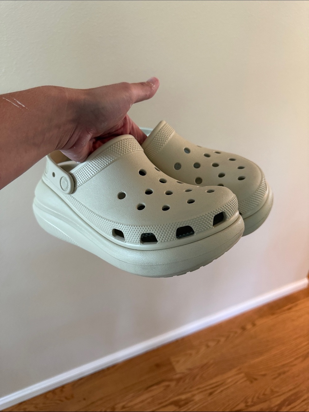 CROCS Platform Clog in Light Beige - Picture 7 of 7